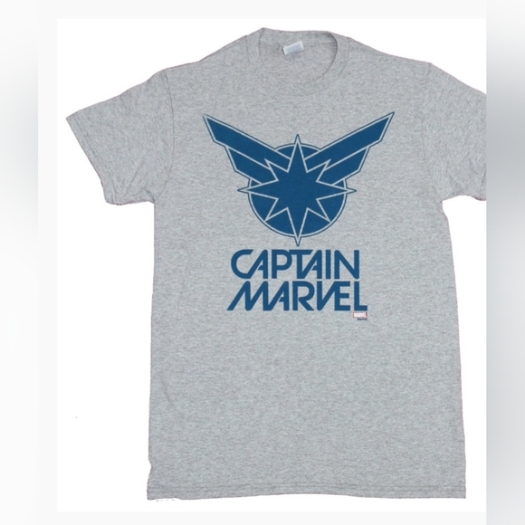 Marvel Other - CAPTAIN MARVAL SHIRT INCLUDES KEYCHAIN
